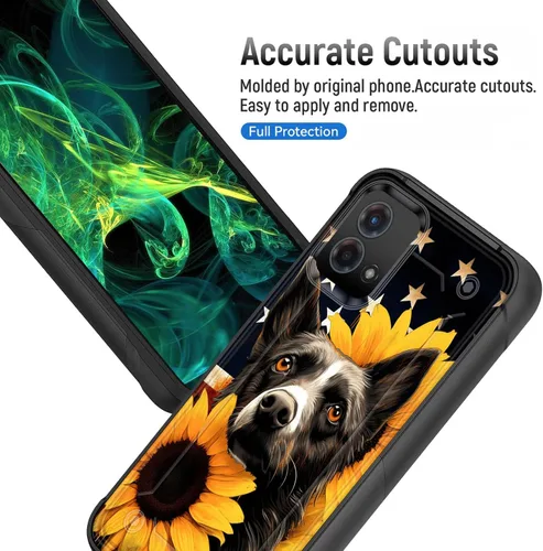 Vista 4 de Funda para Moto G Stylus 5G 2023, resistente de doble capa de policarbonato duro y silicona suave, resistente a prueba de golpes, funda protectora