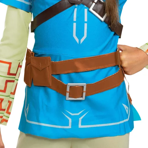 Vista 4 de Link Breath Of The Wild - Disfraz de lujo, azul, XL (14-16)