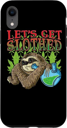 Vista 25 de Sloth Smokes Grass Shirt Marihuana Sloth Cannabis Stoner Case para iPhone 17