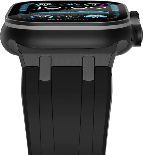 Vista 18 de NewWays AP - Correa de lujo para Apple Watch Ultra de 1.929 in 1.811 in 1.772 in 1.732 in 1.654 in 1.614 in 1.575 in 1.496 in para hombres