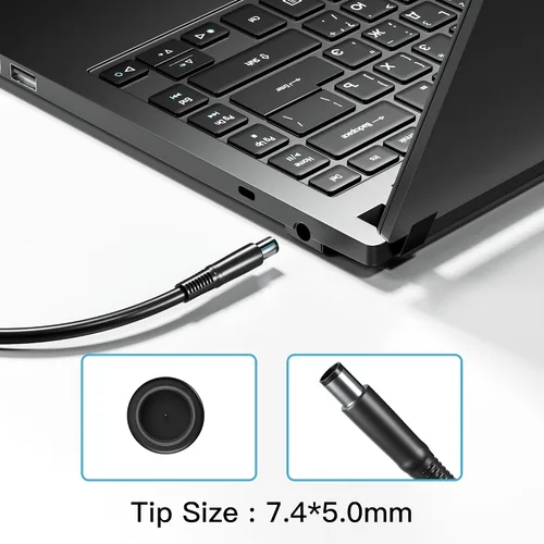 Vista 5 de HNHTKJ Cargador de 150 W, 7,4 × 0.2 in, apto para cable de alimentación HP Thunderbolt Dock G2 G4 Cargador de CA compatible con HP 120W Dock G4