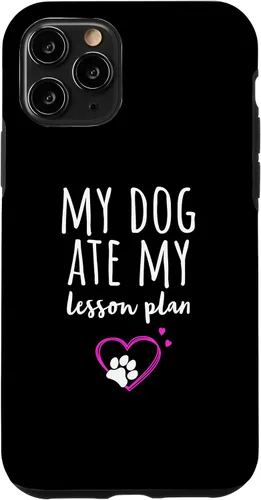 Vista 10 de iPhone 14 Mi perro se comió mi plan de lecciones divertido estuche para profesores de regreso a clases