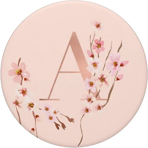 Vista 3 de Cherry Blossom - Soporte para teléfonos y tabletas, diseño de flor japonesa, Negro