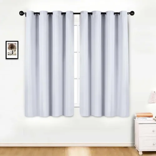 Vista 35 de Superior Cortinas opacas, aisladas, cortinas con bloqueo solar para dormitorio, sólidas, texturizadas, ventana de sala de estar, tejido térmico
