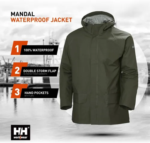 Vista 3 de Chamarra de lluvia Helly Hansen, para hombre