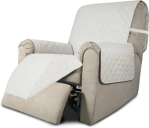 Vista 219 de Easy-Going - Funda reversible para sofá, resistente al agua, con varillas de espuma y correas elásticas, protector de muebles para mascotas y perros