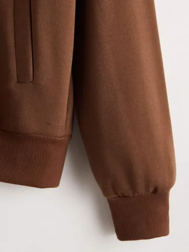 Vista 4 de WDIRARA Sudadera casual de manga larga con capucha y cordón frontal para mujer