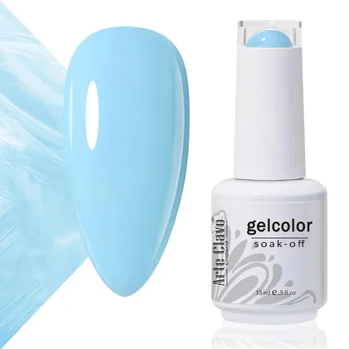 Vista 16 de Arte Clavo Pearlescent Nude Gel Nail Polish 15ml - HEMA Free Soak off UV LED Nail Gel for Manicure, DIY Nail Art, Home Salon Use 11029