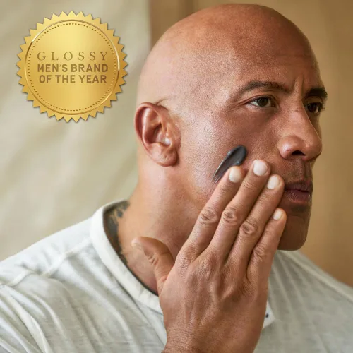 Vista 2 de PAPATUI by Dwayne Johnson Exfoliante facial para hombre, limpiador facial sin perfume, suaviza la textura de la piel, líneas finas y arrugas
