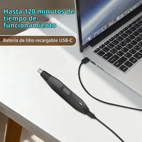 Vista 7 de Soonsell Recortadora de pelo para nariz y orejas sin dolor para hombres