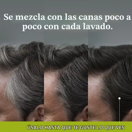 Vista 2 de Just for Men Control GX Grey Champú Reductor Rubio y Marrón Medio