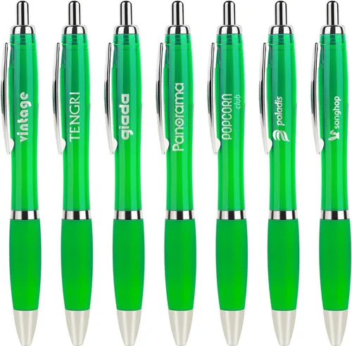 Vista 16 de 100 bolígrafos personalizados a granel personalizados con tu nombre, texto, mensaje para negocios, graduación, aniversarios