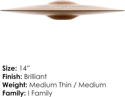 Vista 2 de Zildjian ILH14HP - Platillos Hi-Hat de 14" I - Par