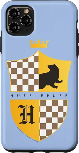 Vista 13 de Harry Potter Hufflepuff Checkered Shield Crest Case for iPhone 17