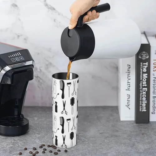 Vista 6 de Waldeal Vaso de peluquería de 20 onzas, regalos para estilista, regalos para estilista/aparador para hombres y mujeres, taza de café de viaje