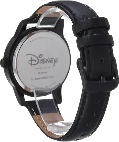 Vista 5 de Disney Cruella - Reloj de cuarzo analógico para adultos, Negro -, Reloj de cuarzo