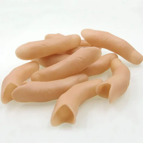 Vista 5 de WSNMING 3 unids/set Soft The Six Finger - Trucos de magia, ilusiones, accesorios, accesorios de magia de escenario, comedia, primer plano, juguetes