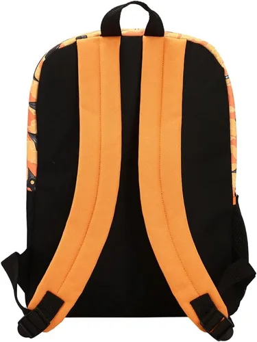 Vista 4 de Naruto Anime Character Print Orange and Black - Juego de mochila de 5 piezas para niños Multi colorido