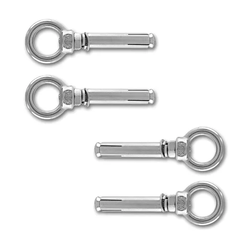 Vista 8 de Perno de ojo de acero inoxidable para pared, hormigón, ladrillo de anclaje, pernos de expansión de anillo, tornillo de ojo de anclaje resistente 4