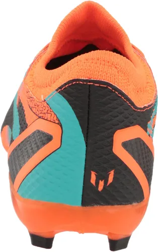 Vista 3 de adidas Tenis de fútbol unisex para adultos X Speedportal Messi.3 para terreno firme, Cloud White-core Black-solar Red