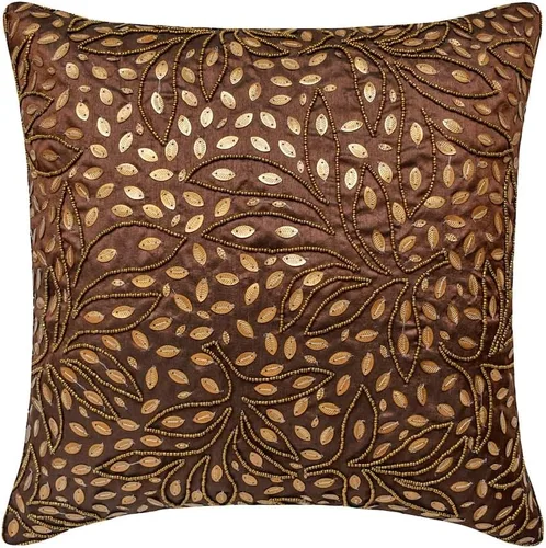 Vista 12 de The HomeCentric Funda de almohada decorativa marrón de 12 x 12 pulgadas, fundas de almohada de piel sintética con textura y almohadas sólidas