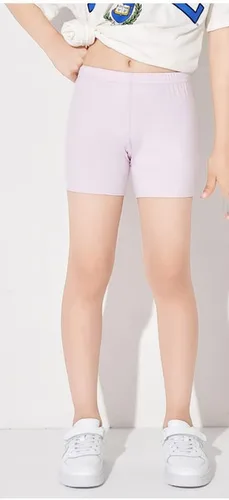 Vista 3 de CHUNG Pantalones cortos de baile para niñas pequeñas y grandes, para usar debajo del vestido, falda, uniforme escolar, 4 unidades, 2-9 años