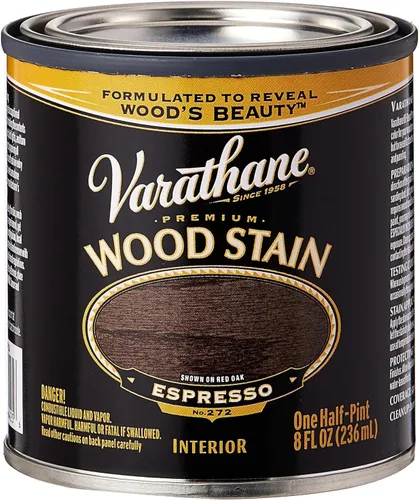 Vista 13 de 1 cuarto de galón Rust-Oleum Brands 211728H Gunstock Varathane - Tinte para madera interior a base de aceite (paquete de 2)
