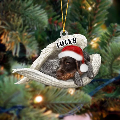Vista 41 de Ángel durmiente de Afghan Hound para Navidad, adorno personalizado con el nombre del perro, adorno de Navidad personalizado para amantes de perros