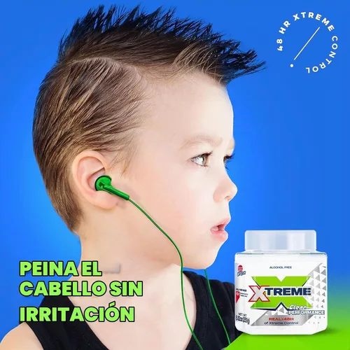 Vista 6 de Xtreme Clear Performance Styling Gel para el cabello para hombres, 8.82