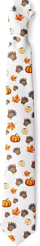 Vista 4 de JUDIAN Corbatas para hombre con estampado de corbatas de moda, corbatas novedosas para cada atuendo
