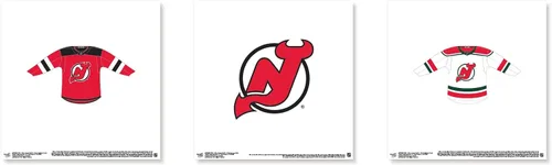 Vista 6 de Trends International Gallery Pops NHL New Jersey Devils - Paquete de arte de pared de jersey (paquete de 3)