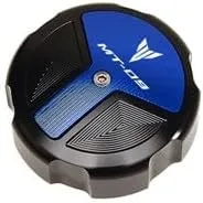 Vista 12 de QQLADY Z para Yamaha MT09 MT-09 SP 2021-2022 Cubierta principal del depósito del cilindro de líquido delantero y trasero de la motocicleta X