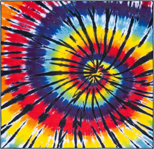 Vista 6 de SAFAVIEH Colección de pinceles de pintura para alfombras lavables, alfombra de 2 pies 2 pulgadas x 8 pies, fucsia y amarillo, antideslizante y fácil
