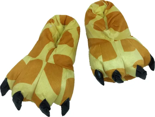 Vista 55 de Zapatos de casa cálidos de felpa con pies de animales para disfraz