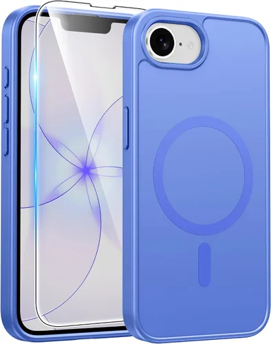Vista 283 de FNTCASE - Funda para iPhone 16 Pro: magnética, mate, translúcida, de grado militar, protectora contra caídas, resistente, fina, duradera y a prueba