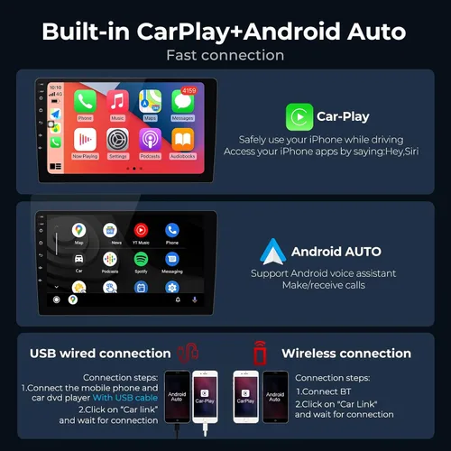 Vista 3 de DUDUAUTO DUDU3 - Radio de coche para BMW X3 E83 2004-2012 actualización estéreo de 8 núcleos 4 GB+64 GB 9 pulgadas Carplay y Android Auto unidad
