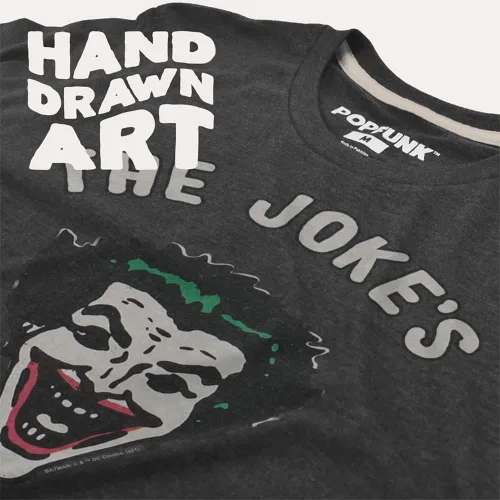 Vista 2 de Popfunk Colección oficial de camisetas clásicas de Batman para adultos, unisex