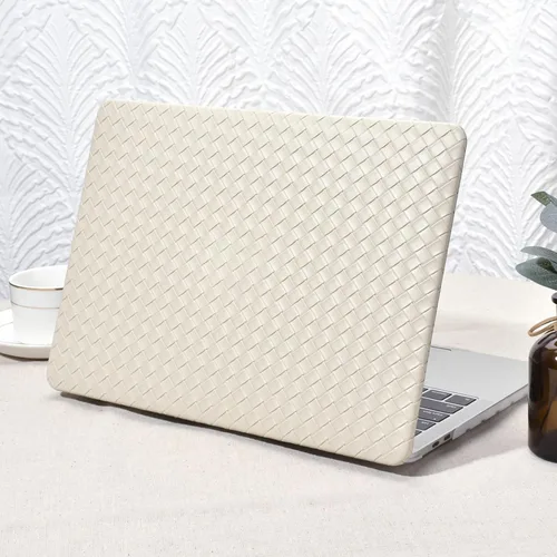 Vista 13 de Seorsok Funda compatible con MacBook Air de 13 pulgadas 2022-2018 versión A1932 A2179 M1 A2337 Touch ID, elegante funda rígida de plástico de cuero
