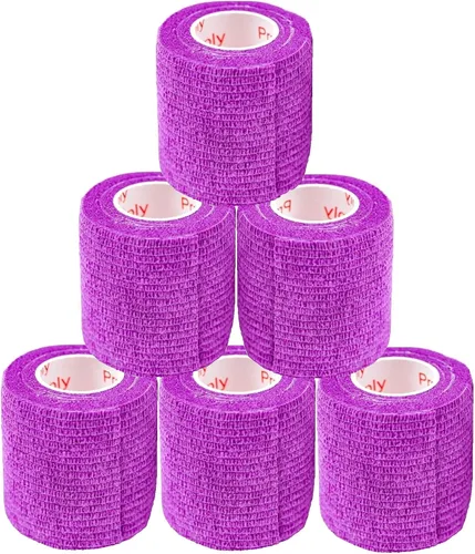 Vista 9 de Cinta adhesiva para veterinarios (negro) (paquete de 2) (2 pulgadas x 15 pies), autoadhesiva, adherente, cohesiva, flexible, autoadhesiva, rollo