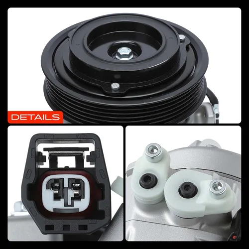 Vista 9 de A-Premium Compresor de aire acondicionado con embrague compatible con Chevrolet Captiva Sport 2.4L 2012-2015