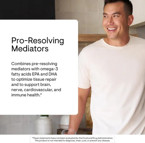 Vista 3 de THORNE - Mediadores Pro-Resolución - Combina mediadores pre-resolución con EPA y DHA - Apoya la reparación de tejidos y salud cerebral, nerviosa