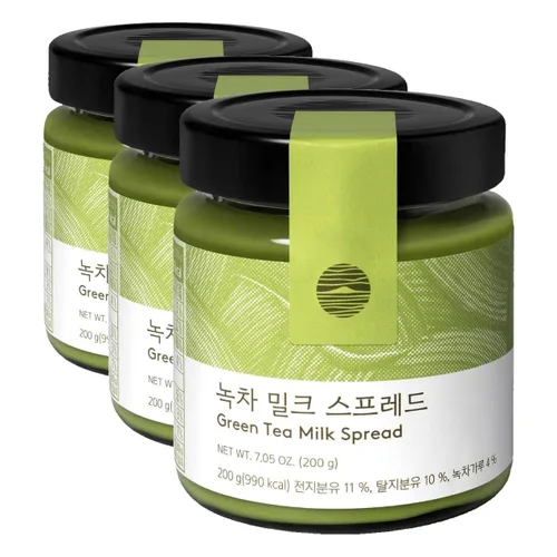 Vista 8 de O'sulloc Untable de leche de té verde (7.05 oz, 200g), hecho con el mejor Matcha de la isla de Jeju, untables con infusión de Matcha