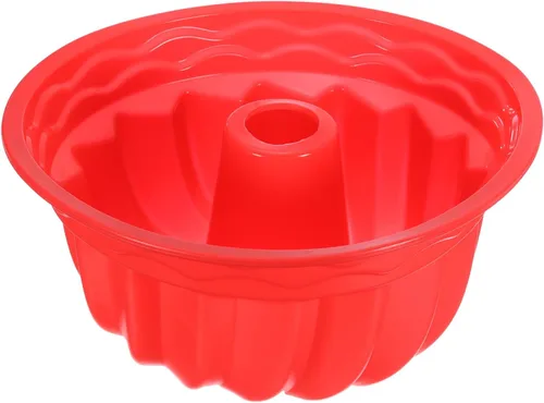 Vista 9 de uxcell Molde de silicona para tartas, sartén antiadherente de 9.5 pulgadas para pasteles estriados, chocolate, pastel de queso, pan, azul
