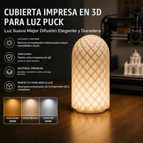 Vista 4 de Luces LED inteligentes de disco con control de aplicación, iluminación de gabinete regulable con Bluetooth, sincronización de música y función
