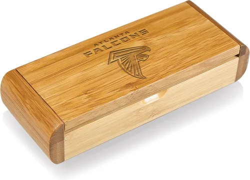 Vista 17 de PICNIC TIME Sacacorchos de camarero Elan Deluxe NFL en caja de regalo de bambú