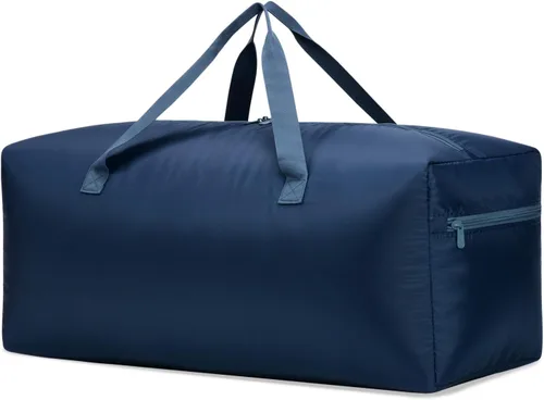 Vista 8 de iFARADAY - Bolsa de lona plegable, 30 pulgadas/75 litros, color negro Negro-75L