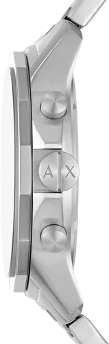 Vista 2 de Armani Exchange Reloj de vestir cronógrafo para hombre con correa de acero inoxidable o cuero