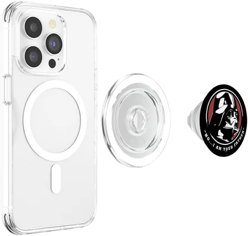Vista 4 de Star Wars Darth Vader No I Am Your Father - PopSockets MagSafe PopGrip para iPhone