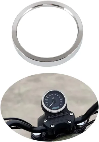 Vista 2 de Kit de embellecedores de medidor de instrumentos de motocicleta, anillo de cubierta para tacómetro y bisel para XL/Sportster 1200/883 2000-2020