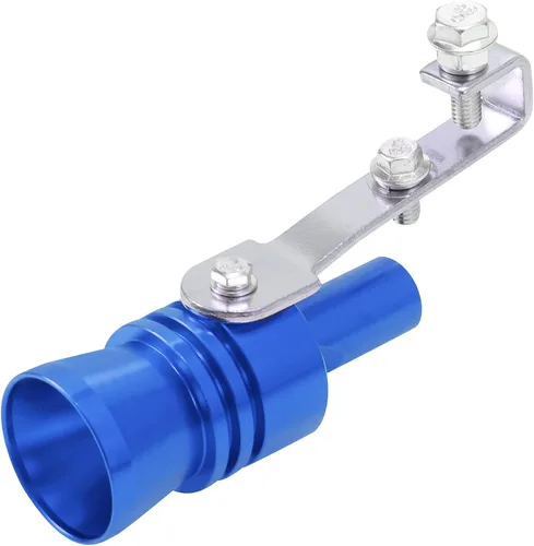 Vista 6 de X AUTOHAUX 2 unids XL tamaño coche Turbo silbato aleación de aluminio universal Turbo sonido escape silenciador tubo silbato coche rugido